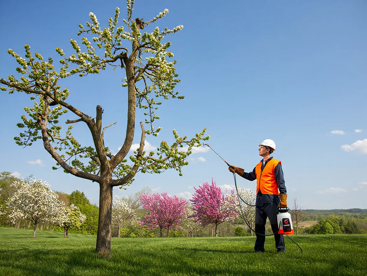Voorjaarsbehandeling van bomen